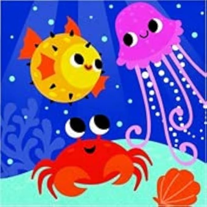 OCEAN CELEBRATION LUNCHEON NAPKIN 16-PIECES - Image 2